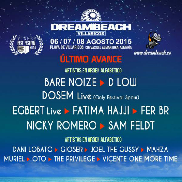Nuevas confirmaciones para Dreambeach 2015