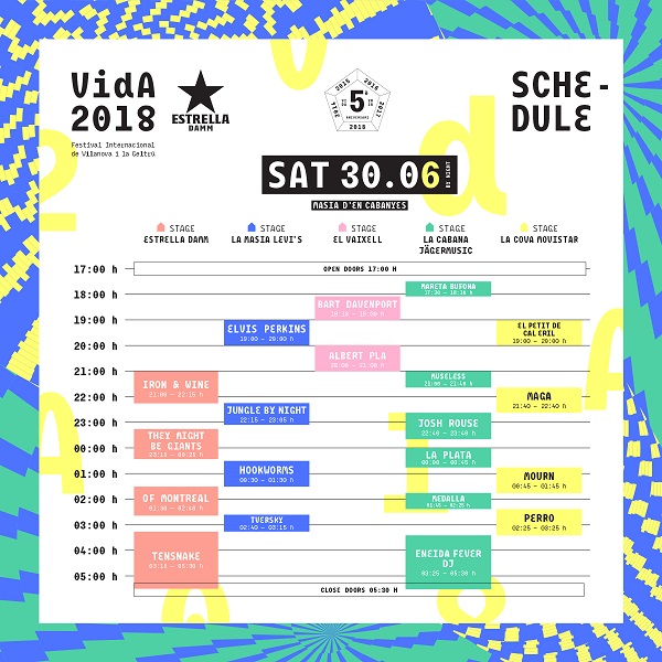 Vida Festival sábado 2018